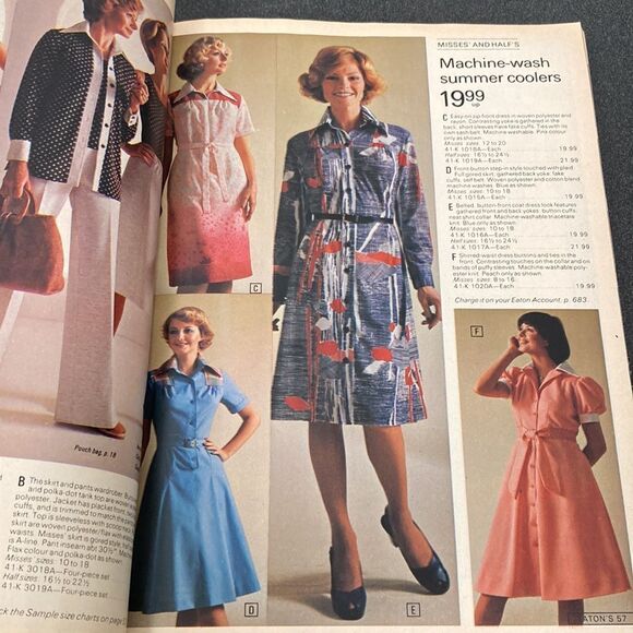 Vintage 1976 Summer Spring Eatons Catalogue Book Magazine - Picture 8 of 9